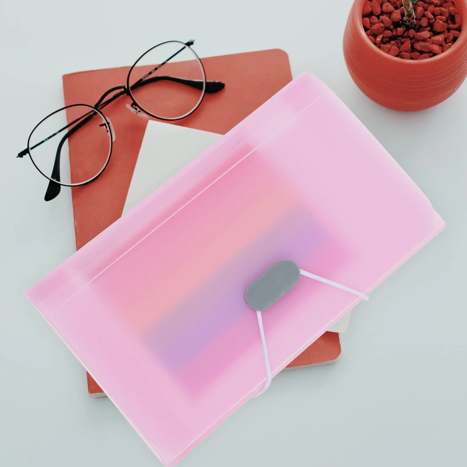 

2Pcs Lightweight A6 Accordion File Organizer 13 Pocket Bill Organizer Folder for Currency Bills Tickets Receipts Coupons Small