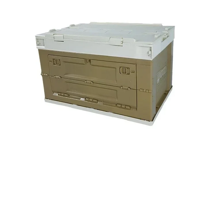 

Camping storage box pp folding box outdoor camping equipment picnic barbecue portable car storage box