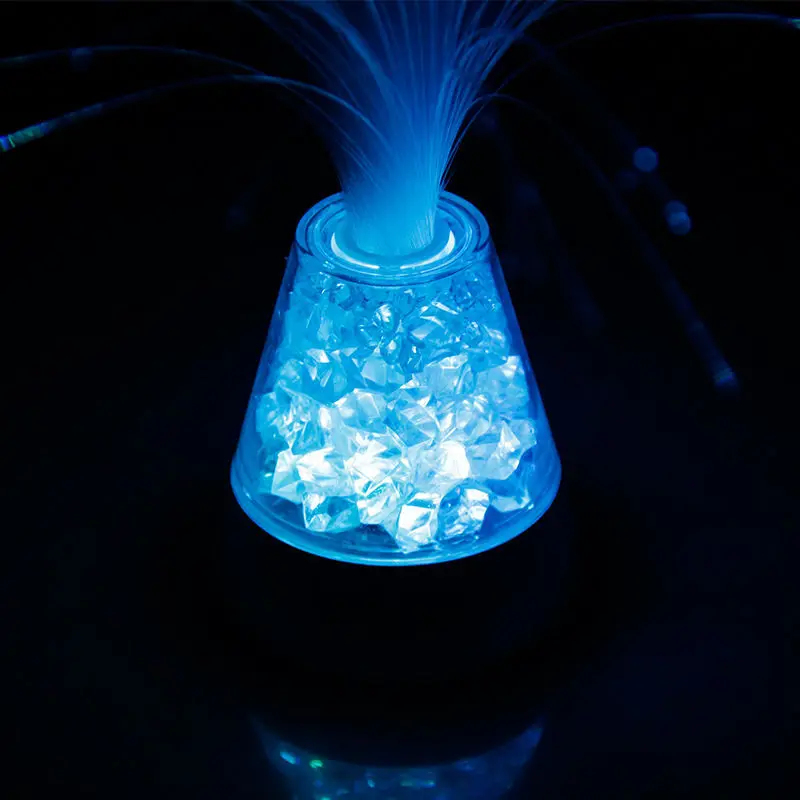 Colorful Changing Starry Sky Table Lamp - Vibrant Fiber Optic Night Light with Festival Ambiance -Room Decor for Bedroom
