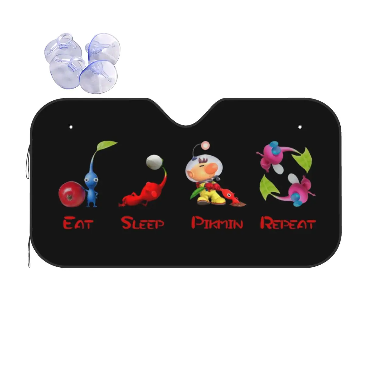 

Pikmin Characters Sunshade Windscreen Car Front Windshield Window Sun Visor Accessories Covers
