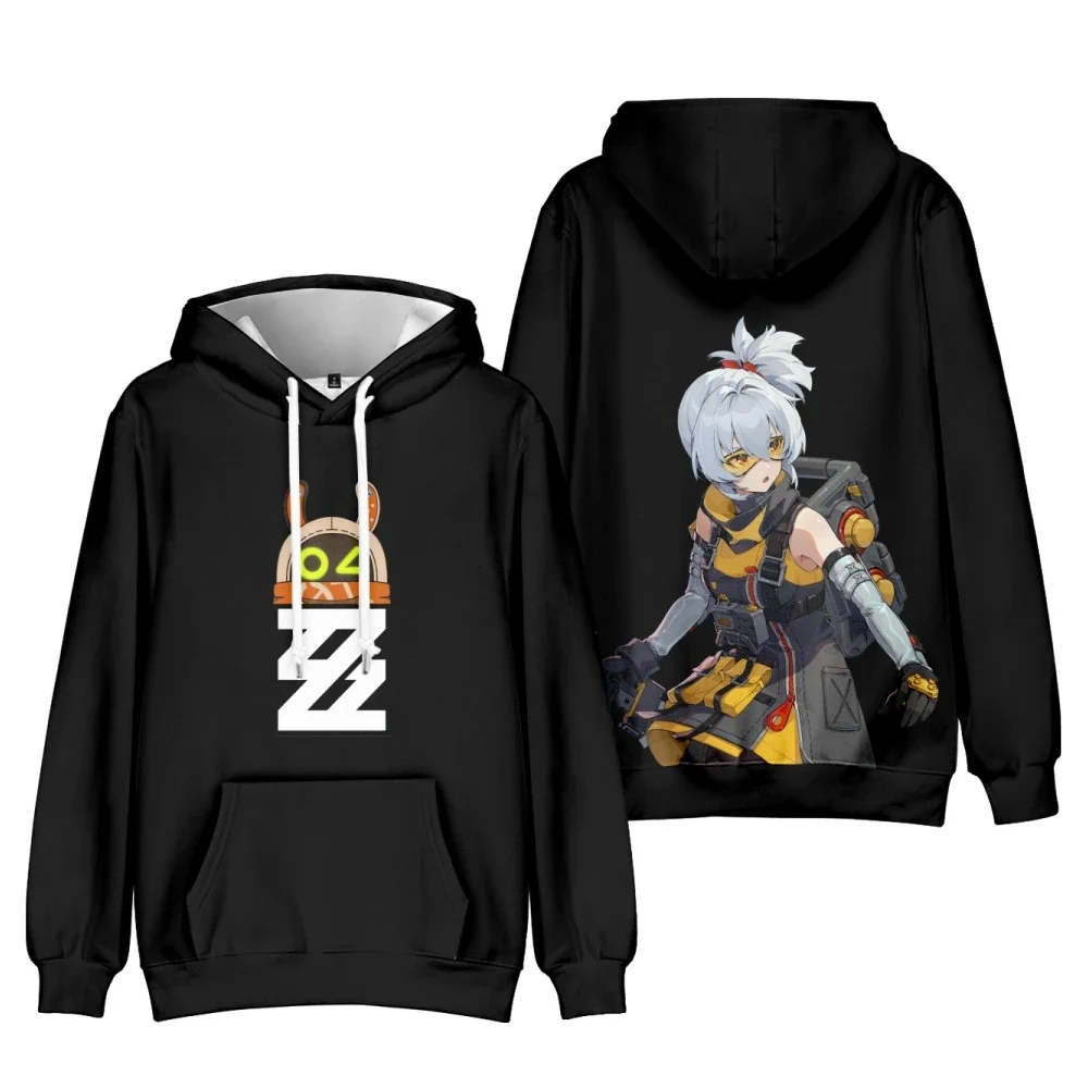 Game Zenless Zone Zero 3D Printing Y2k Streetwear Harajuku Sweatshirts long sleeve Hip Hop Kids Hoodie Pullover Men\'s Clothing