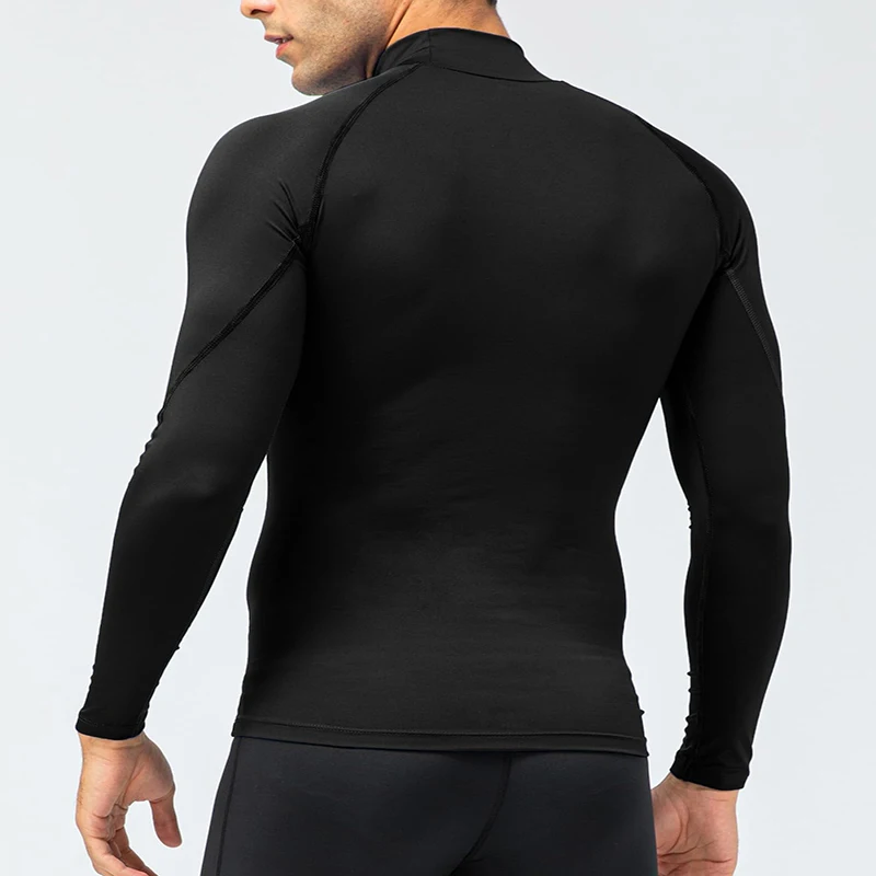

Men's Quick Dry Long Sleeve Sport T-shirt Compression Fitness Running Shirt Bodybuilding Athletic Gym Workout Top