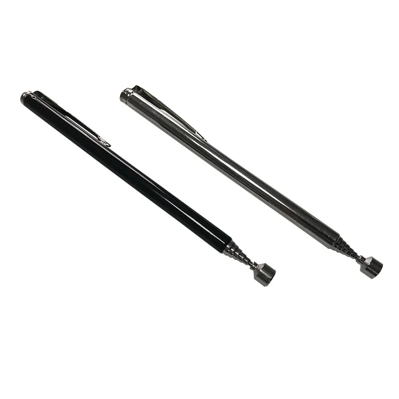 Mini bolígrafo magnético portátil, barra de succión retráctil, barra de succión de Metal para recoger tuercas y pernos, herramientas de reparación de automóviles