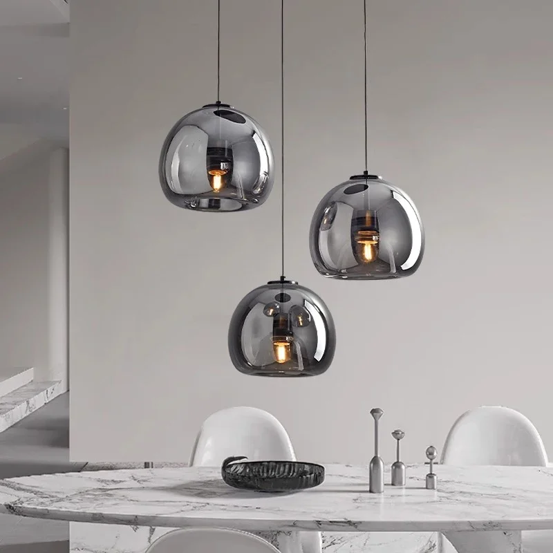 Moderne Wohnkultur Lichter Glas Anhänger Licht Lampen für Wohnzimmer Kronleuchter für Esszimmer Hängen Licht Innen Beleuchtung