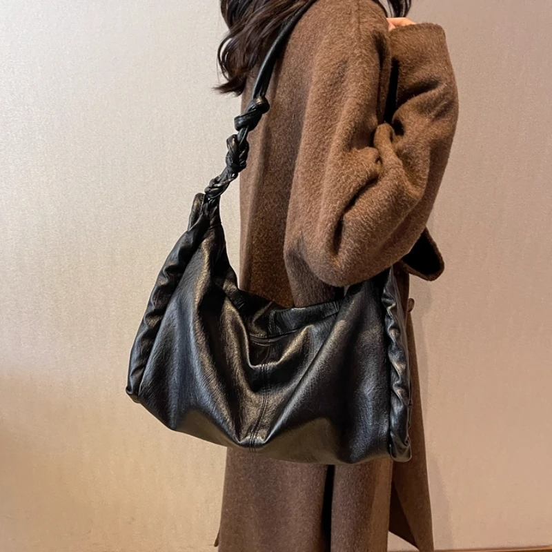 

Осенне-зимние модные сумки-тоут из мягкой кожи, женская сумка большой вместимости, большая распродажа, универсальные сумки на плечо под мышками