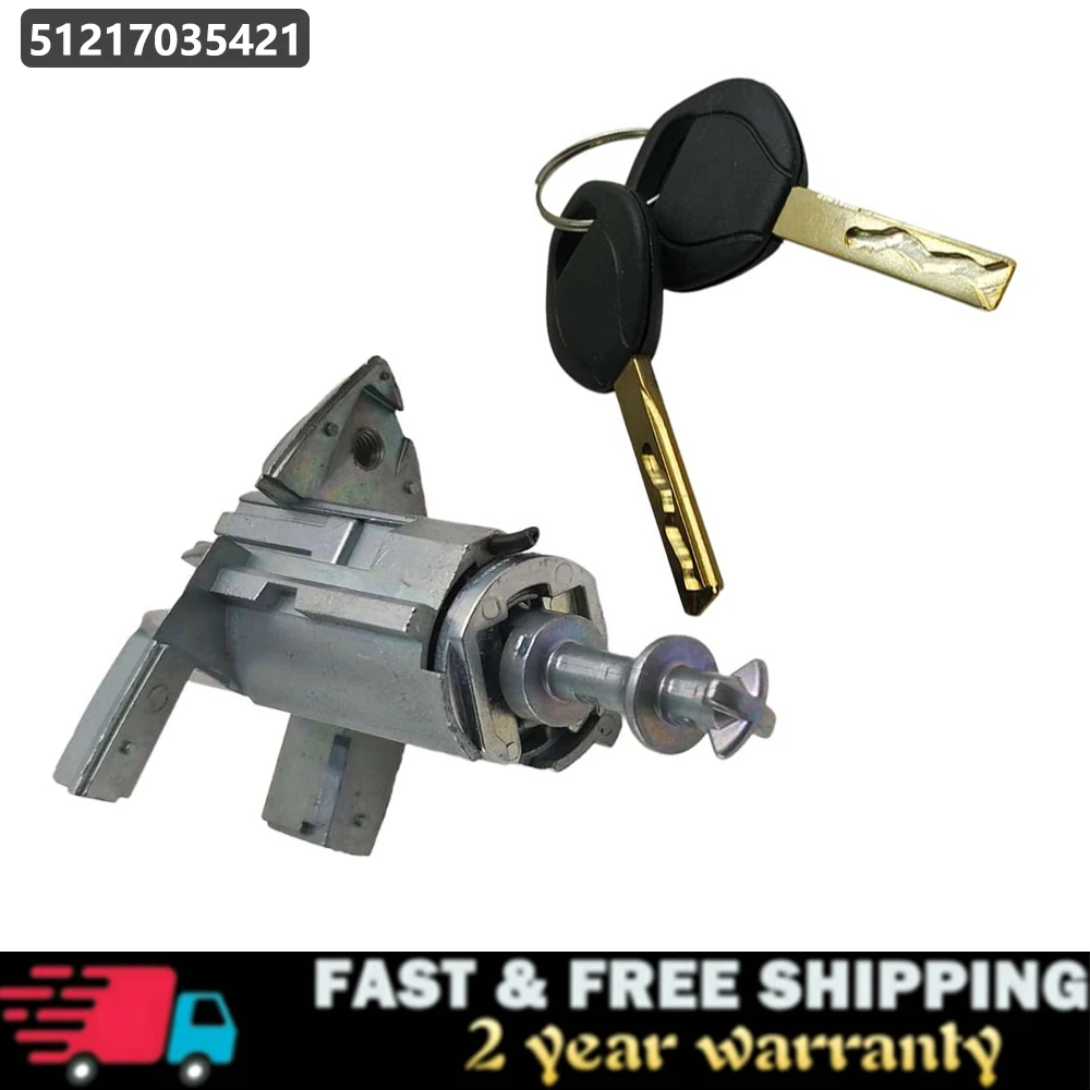 

For BMW E53 X5 2000-2006 Left Driver Side Door Lock Cylinder Barrel+ 2 key 51217035421 5121 7 035 421