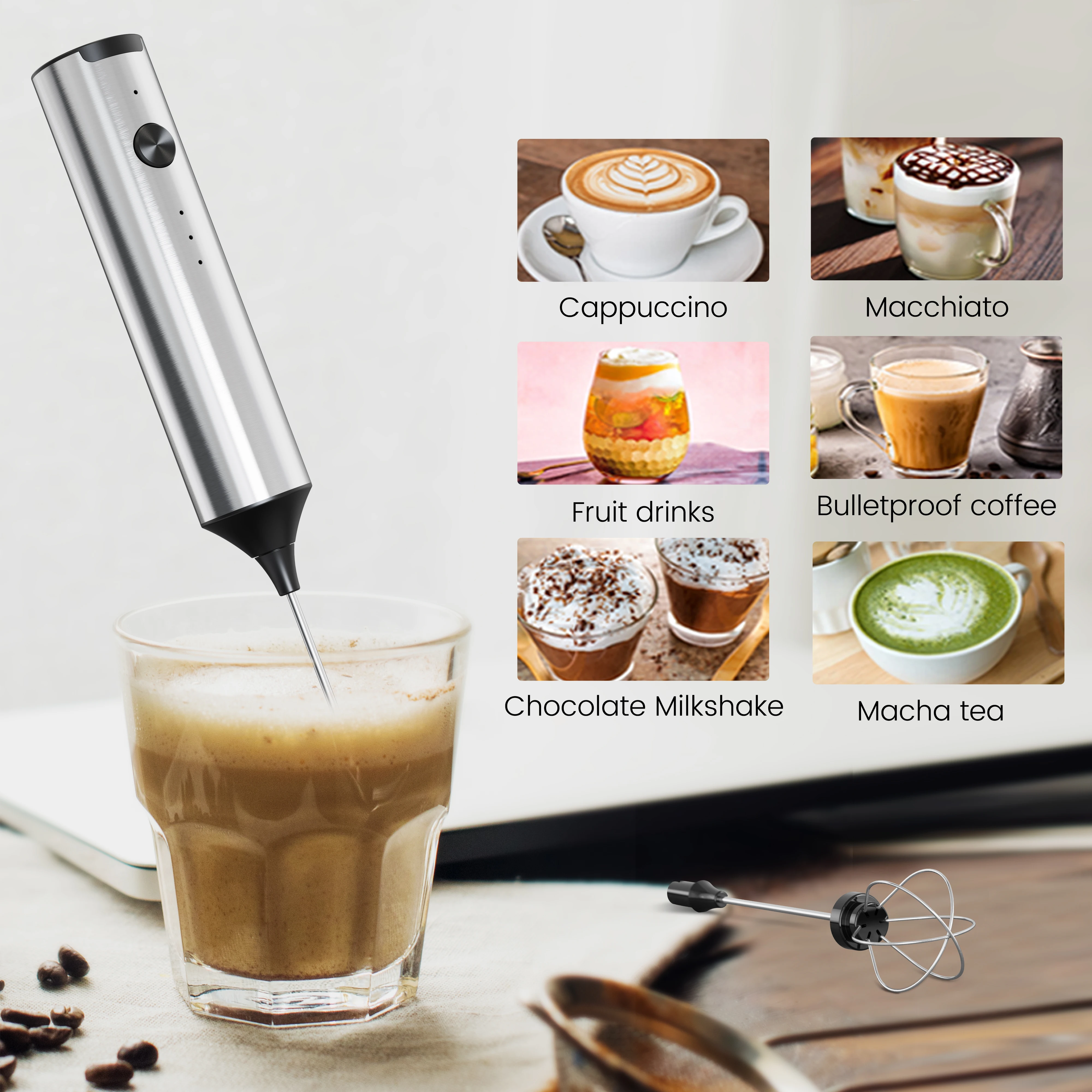 Pengaduk Susu Otomatis Mini Cl - Milk Frother Automatic ulasan dan harga