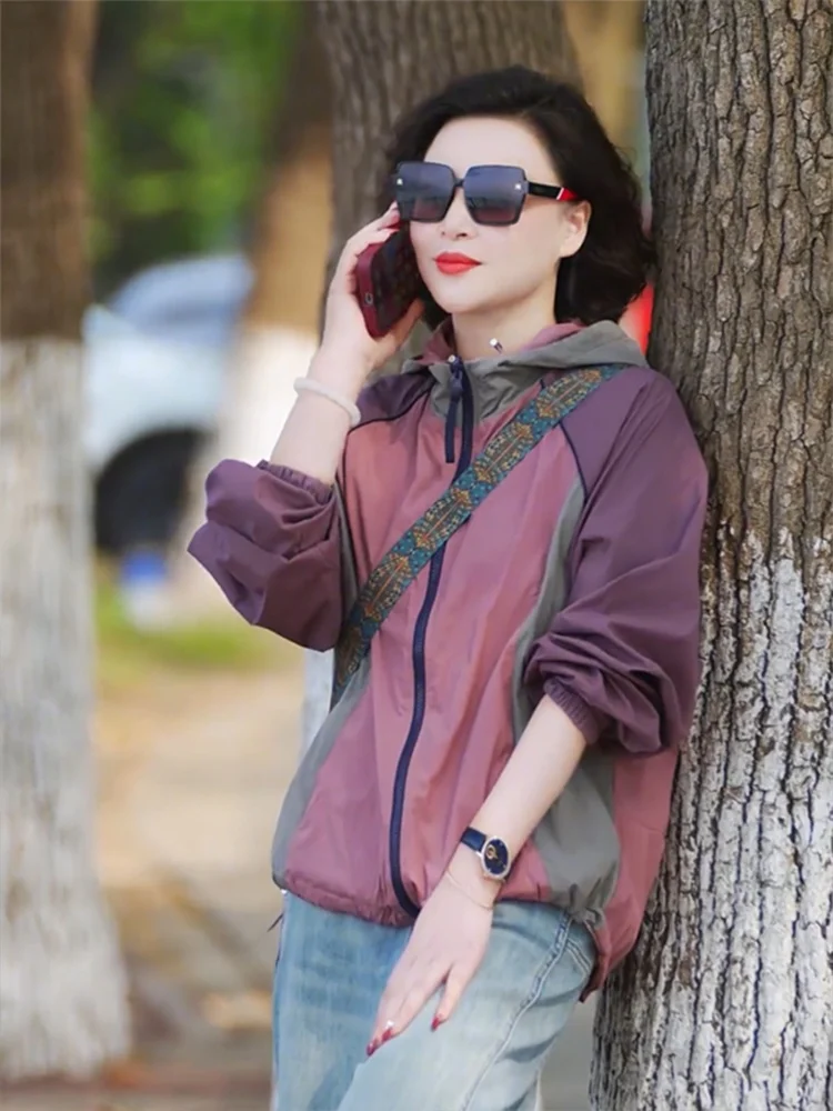 

Summer 2026 Women's Outdoor Casual Sports Sun Protection Clothing Breathable ort Outerwear Cardigan Versatile Lightweight