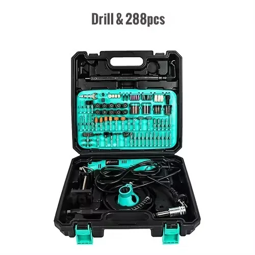 DIY Handheld Boor Power Tool Mini Grinder Elektrische Boor Polijstmachine Mini Rotary Tool met Dremel Accessoires