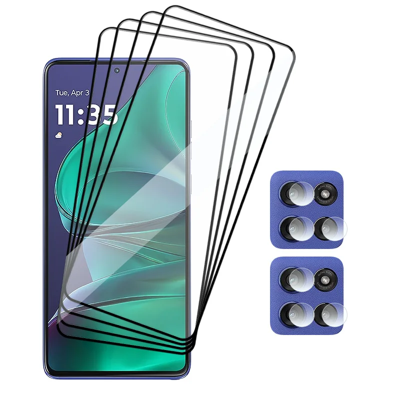 

Upgrade Glass For Motorola Moto G Stylus 5G 2025 Screen Protector 9H Anti-Scratch G Stylus 2025 Soft Fiber Camera film
