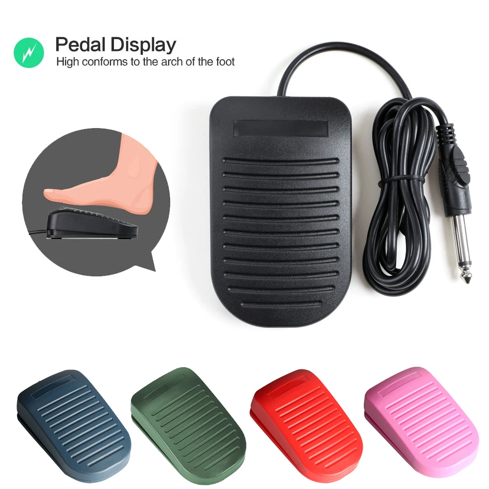 

1PC Tattoo Foot Pedal Switch Pedal Control with Clip Cord Tattoo Machine Power Supply, Tattoo Supplies, Tattoo Kits Five colors