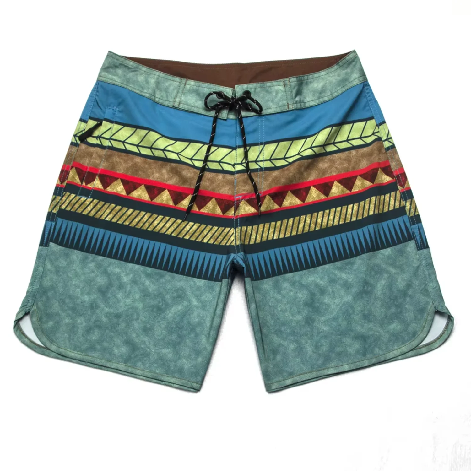 Pantalones cortos de playa elásticos estilo Bohemia Resort para hombre, Bermudas finas impermeables y transpirables de secado rápido para Surf y nadar