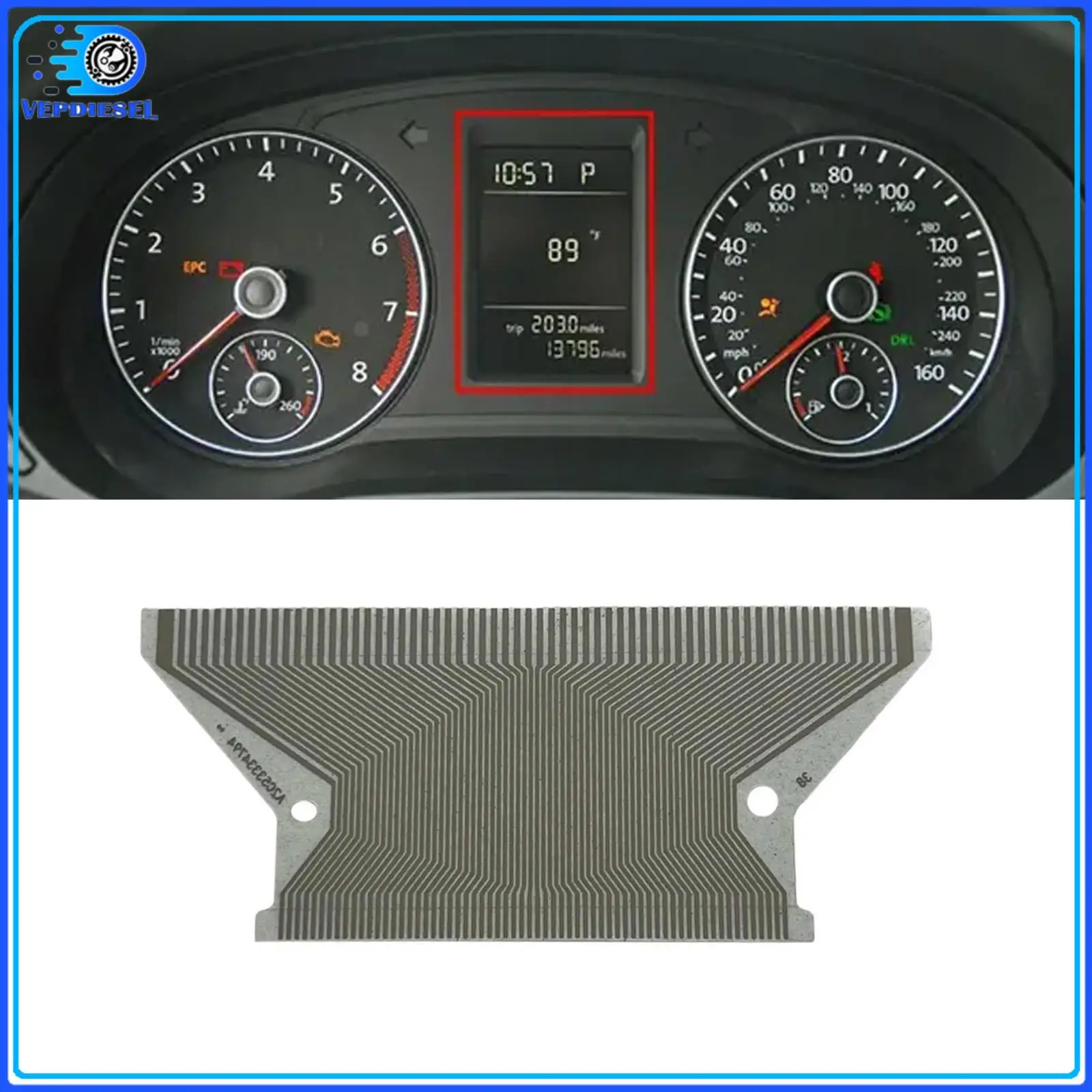 

1 шт. плоский кабель для ремонта пикселей дисплея L5F30818P01 L5F30818P03 L5F30818P05 06 для VW Golf VI Passat T5 Polo Skoda Fabia Seat Altea