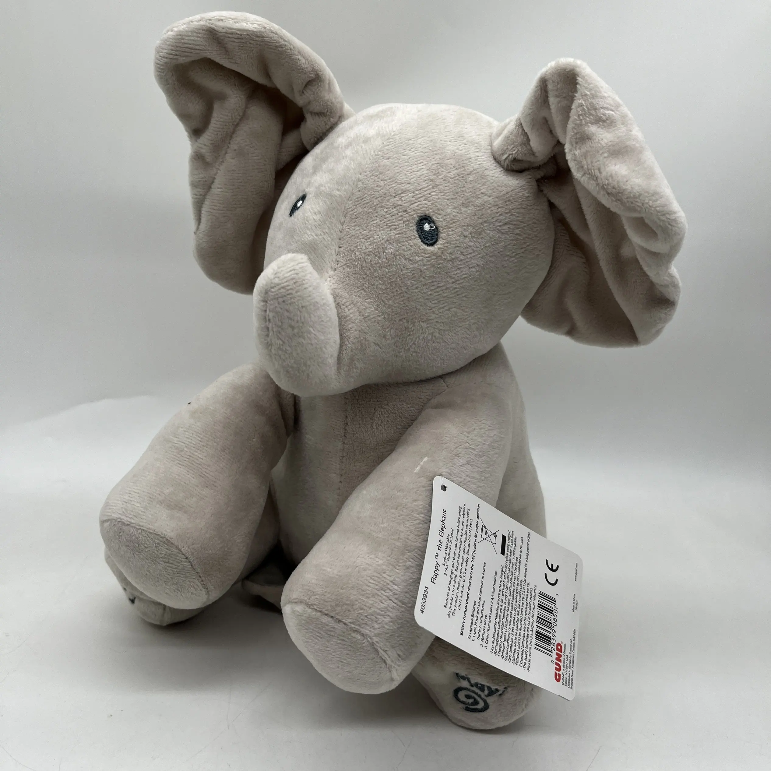 التخليص القطيفة لعبة الإلكترونية الفيل يدق آذان اليسار واليمين الموسيقى يتأرجح دمية الفيل هدية للأطفال #3