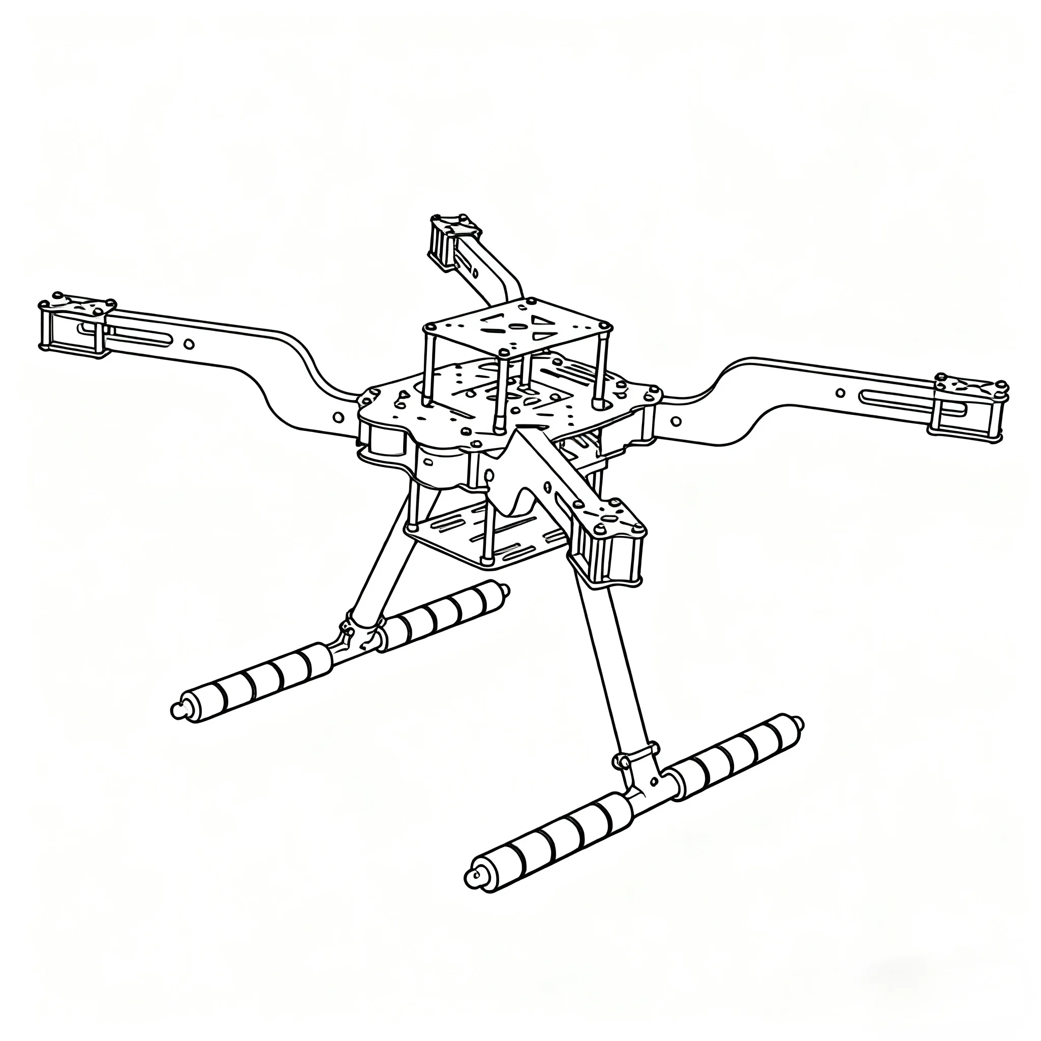 

RctoSky PIXHAWK 2.4.8 M8N Open source new smart drone FLY 380 MMpix quadrotor upturned rack