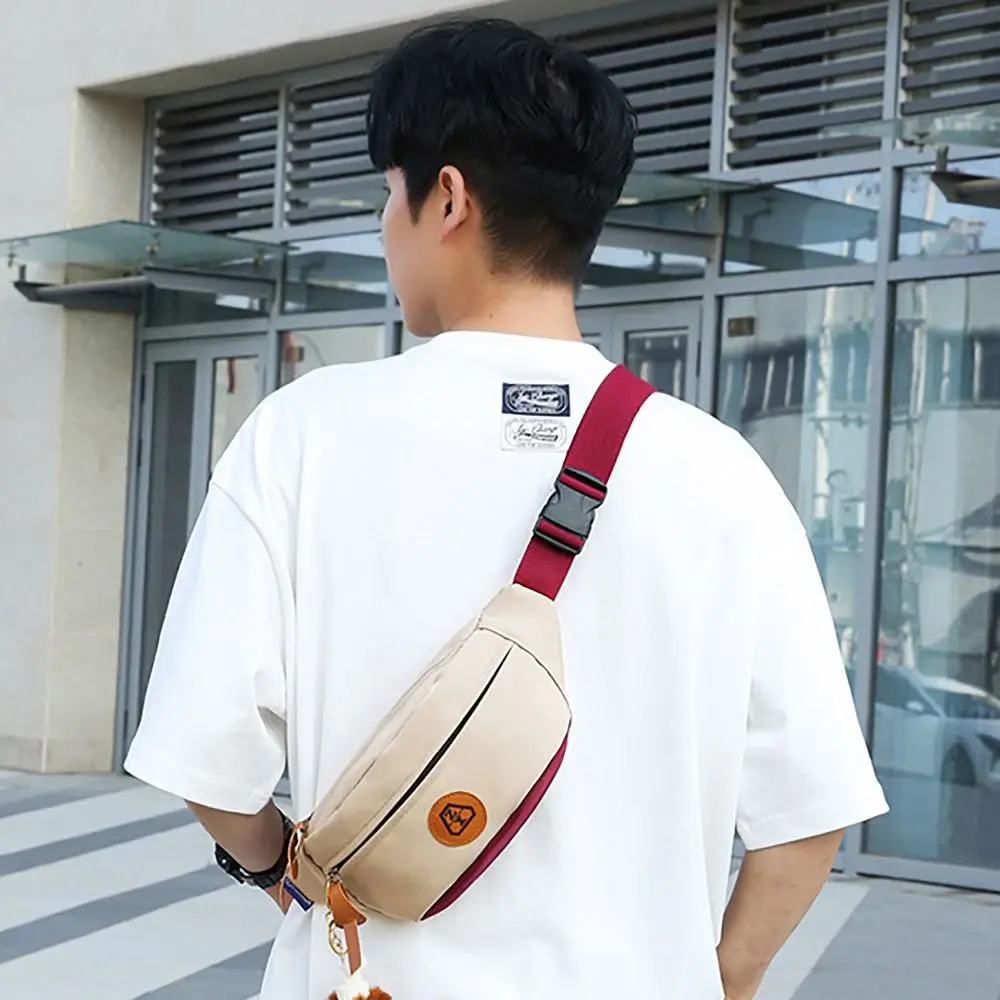 

Fashion Multi Functional Waistpack Large Capacity Oxford Fanny Pack Crossbody Bag Unisex