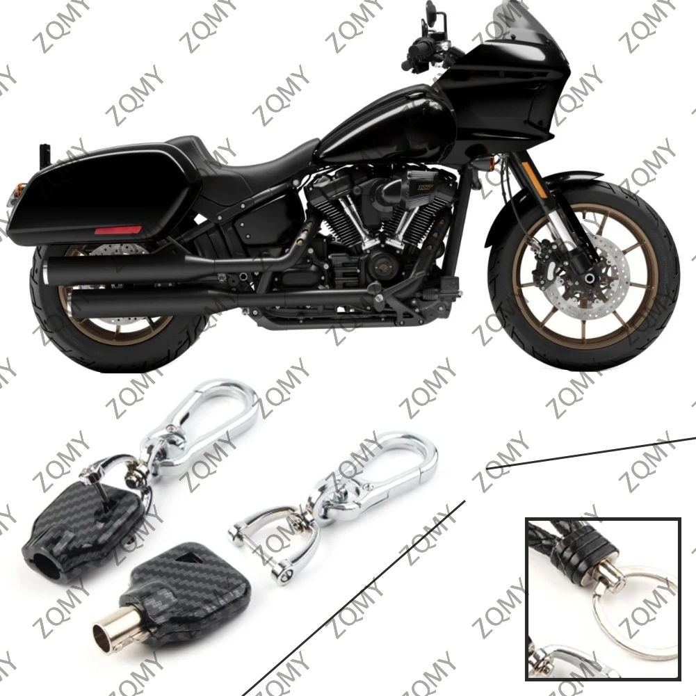 Chave Virgem de Lâmina Não Cortada para Motocicletas Harley Touring Street Glide Road King Dyna Softail Fat Boy V-Rod