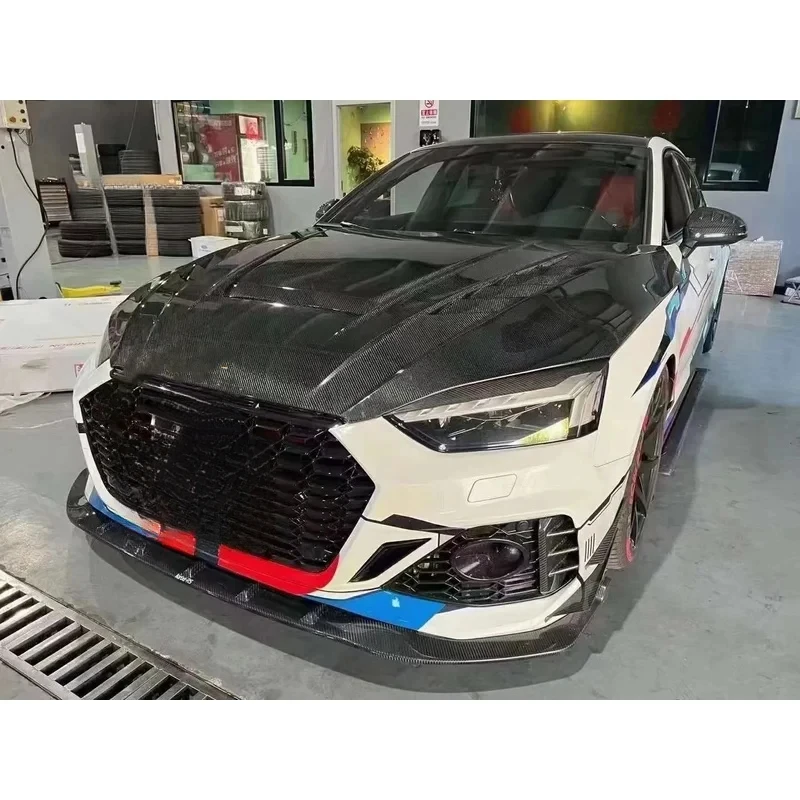 High Quality Car Hood Suitable S5 A5 B9 Carbon Fiber Car Hood