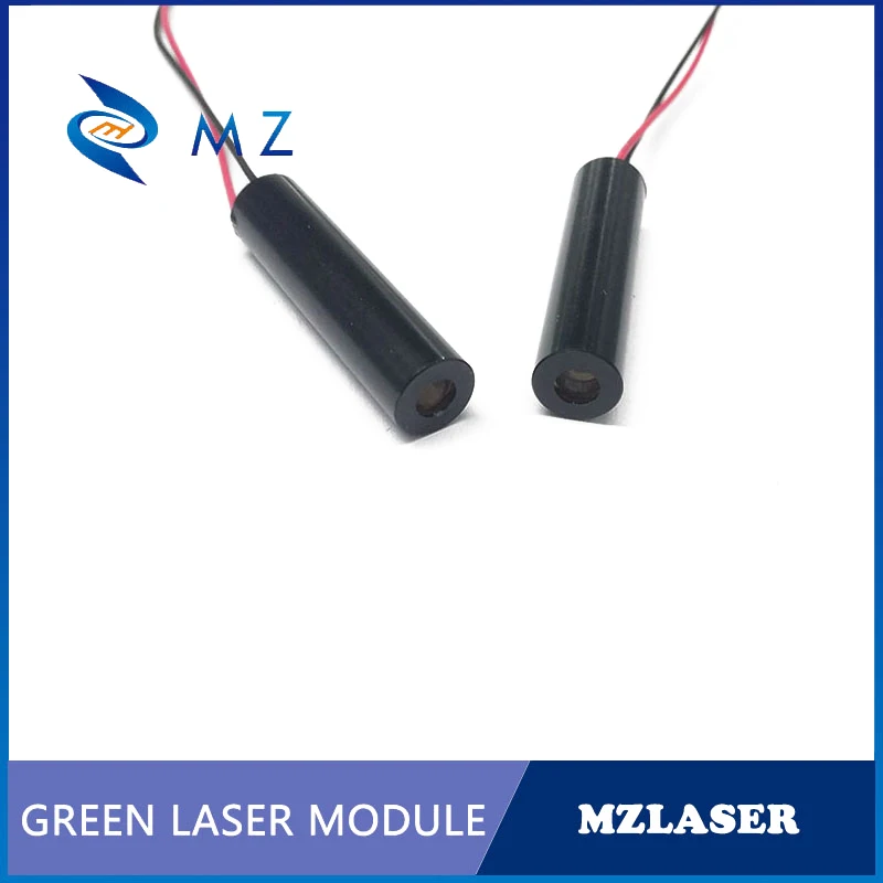 D8mm 520nm 5mW Green Dot Laser Module Industrial Grade APC Drive CW Circuit