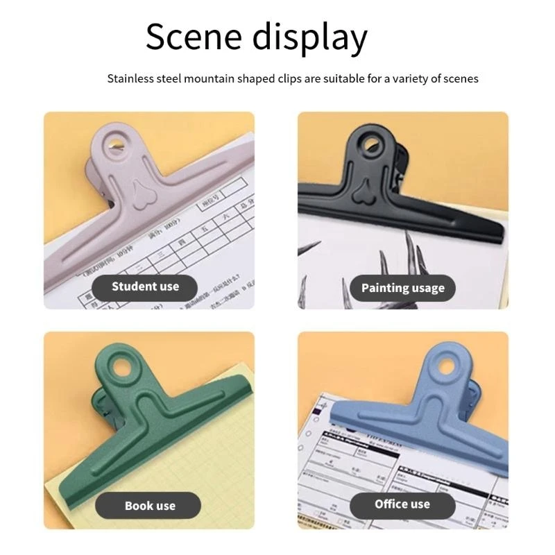 Clama papel papel metal 200 mm largo