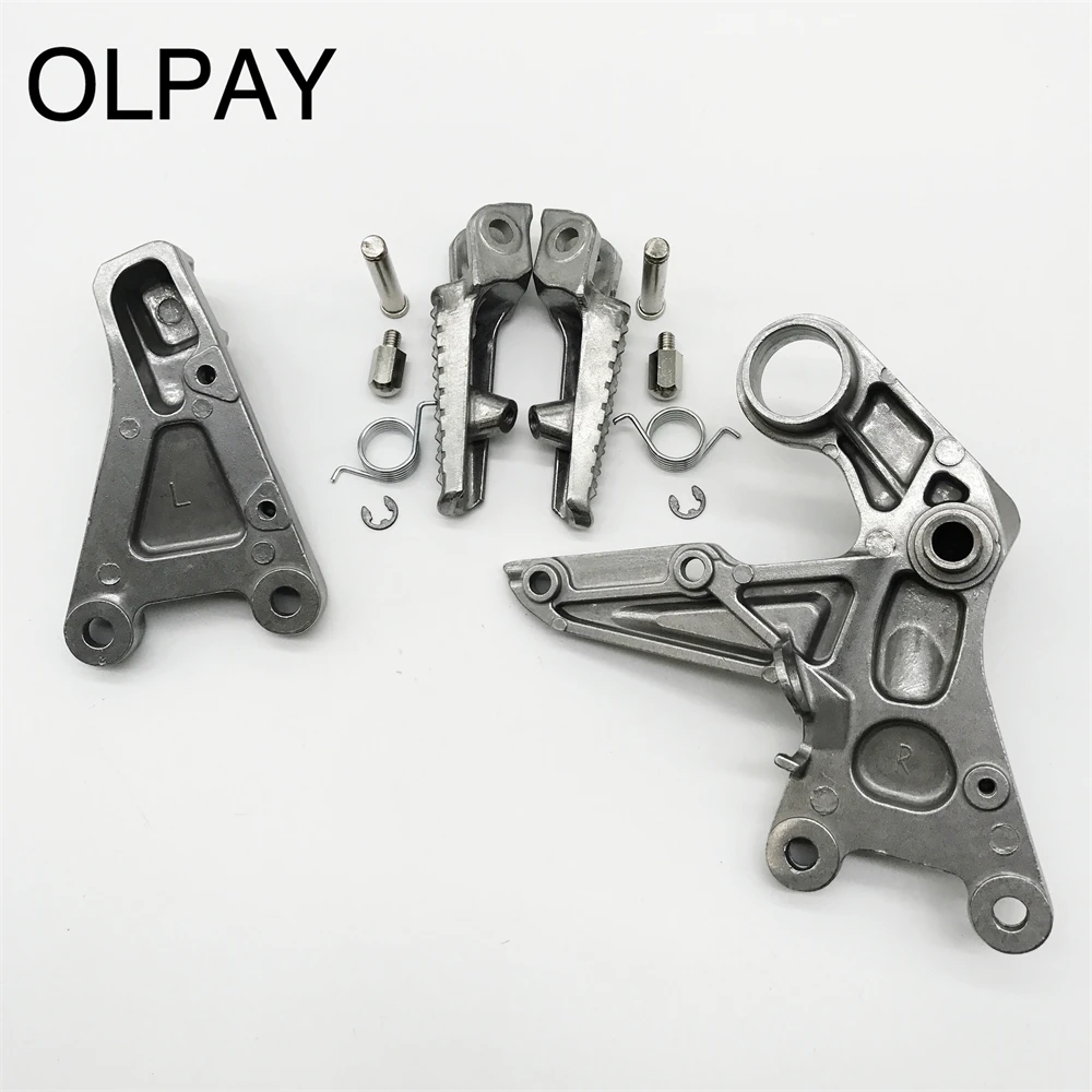 ARASHI Motorcycle Front Foot Pegs Footrests Pedals For Honda CBR1000RR 2008 - 2011 CBR 1000 RR 1000RR CBR1000 08 09 10  Aluminum