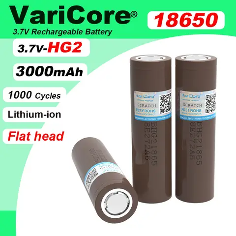 HG2 18650 3000mAh Battery liitokala