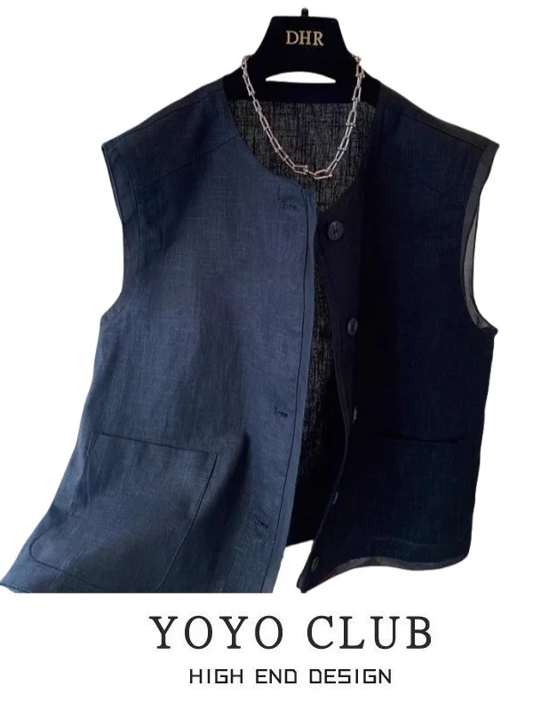 

plus Size Women's Patchwork Vest Summer New Sle Slimming Versatile Tank Top Brand Free Size Design Sensation Commute Sle