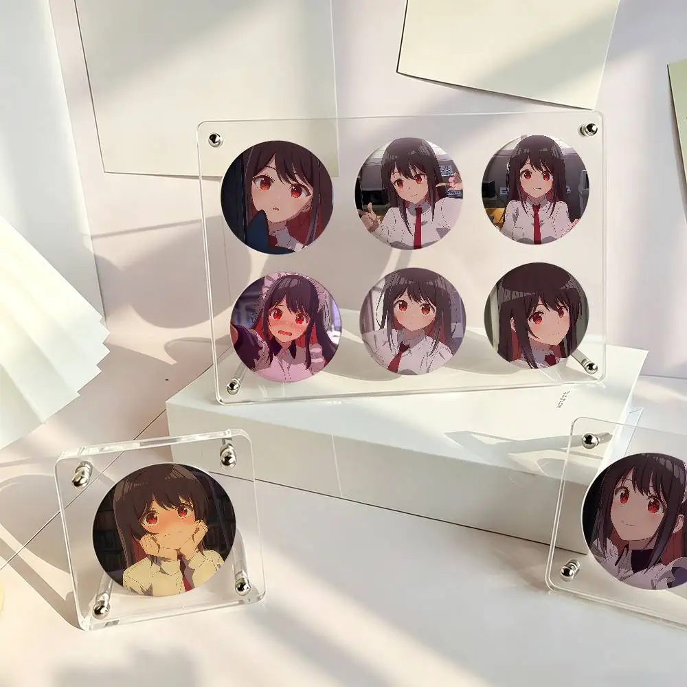 1pc Shinobu Uzuki Anime Characters Cartoon Style Badge Brooches On Backpack Decoration Round Enamel Pins For Accessorys