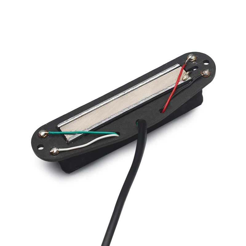 Alnico 2 Mini Humbucker ST Single Coil Size Hot Rail Pickup, 9K, 4 Conduct Output Coil Splitting, Multi Colour