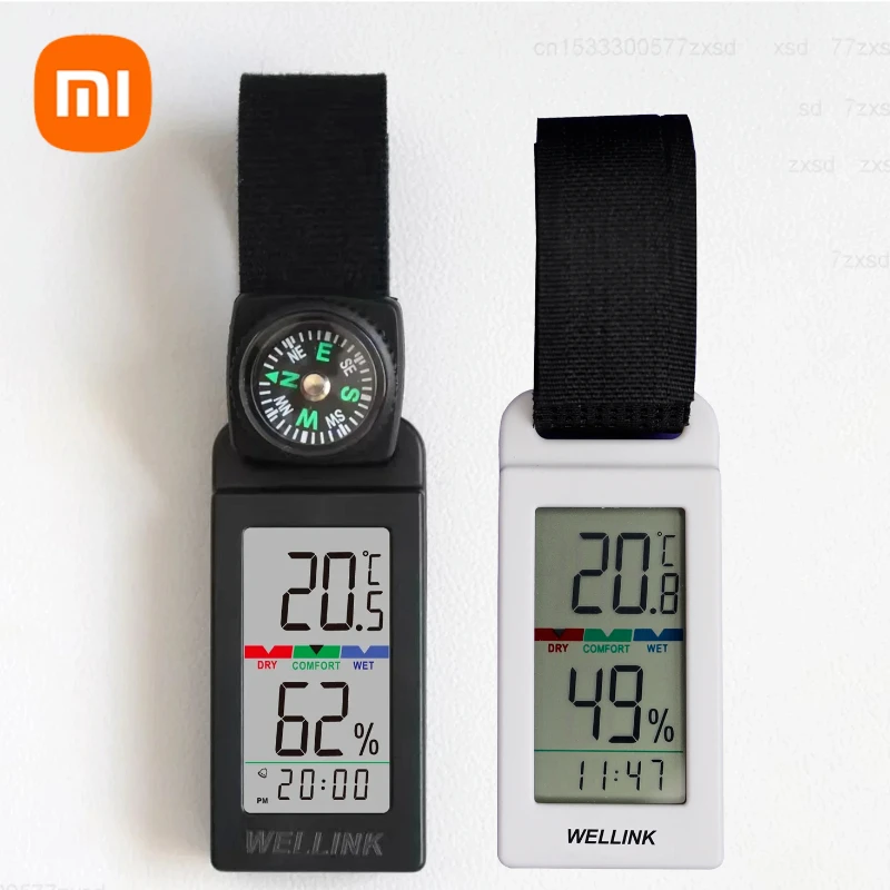 Xiaomi Thermometer Outdoor Temperature and Humidity Meter Camping Mountaineering Vehicle Sensor LCD Indoor Temperature Tools