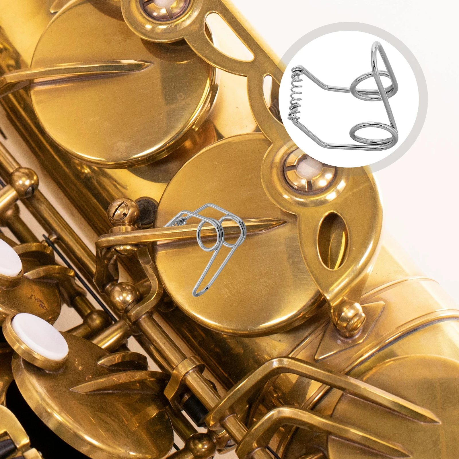 

5pcs Trumpet Repair Tool Nickel Plated Steel Wire Spit Valve Spring Waterproof Brass Instrument Parts Easy Installation Valve