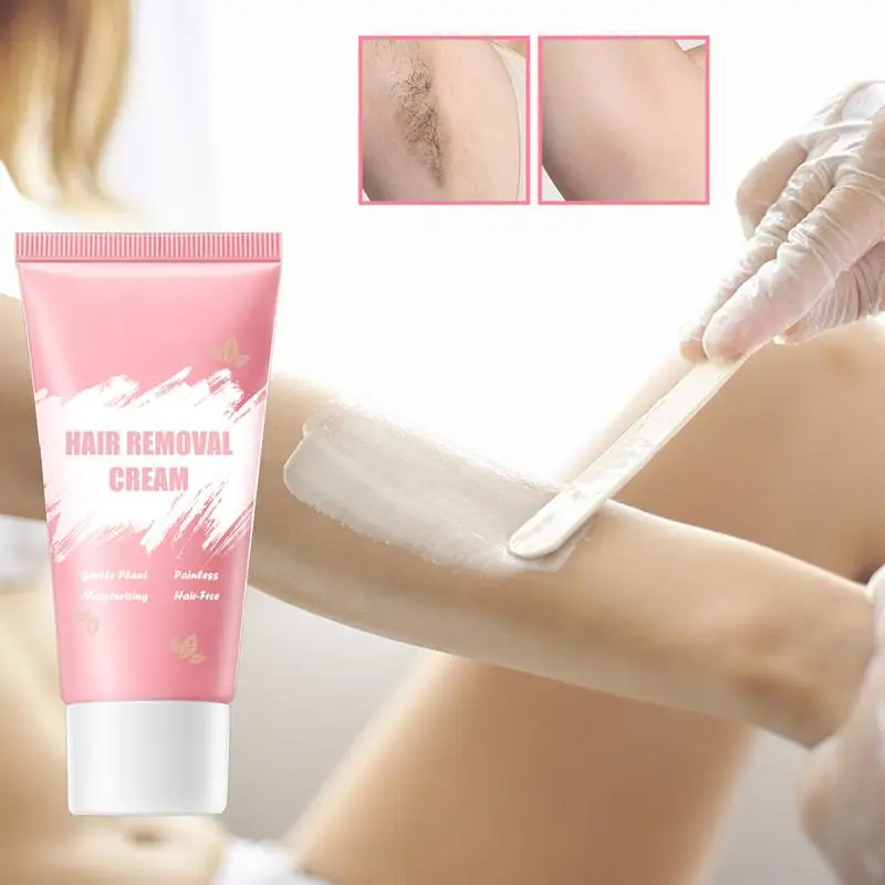 Body Cream for Hair Removal Body Depilatory Cream Nourishing Bikini Hair Remover Fast & Effective Unwanted Hair Removal Natural