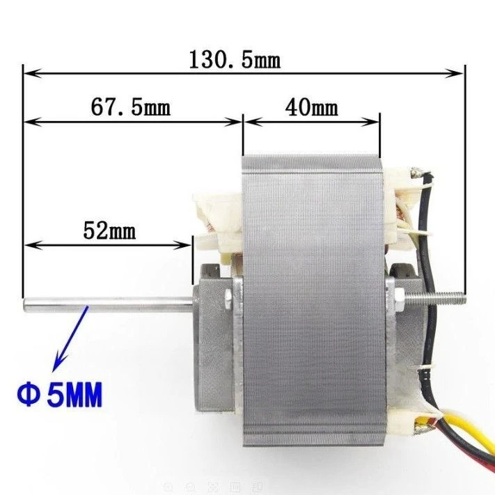 Range hood motor S84 cover pole motor kitchen exhaust fan oven blower pure copper wire speed