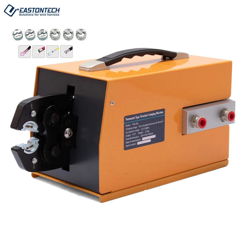 

FEK-90L Высококачественная пневматическая машина для обжима клемм 6-95 мм2, инструмент для обжима проводов, оборудование для производства кабелей