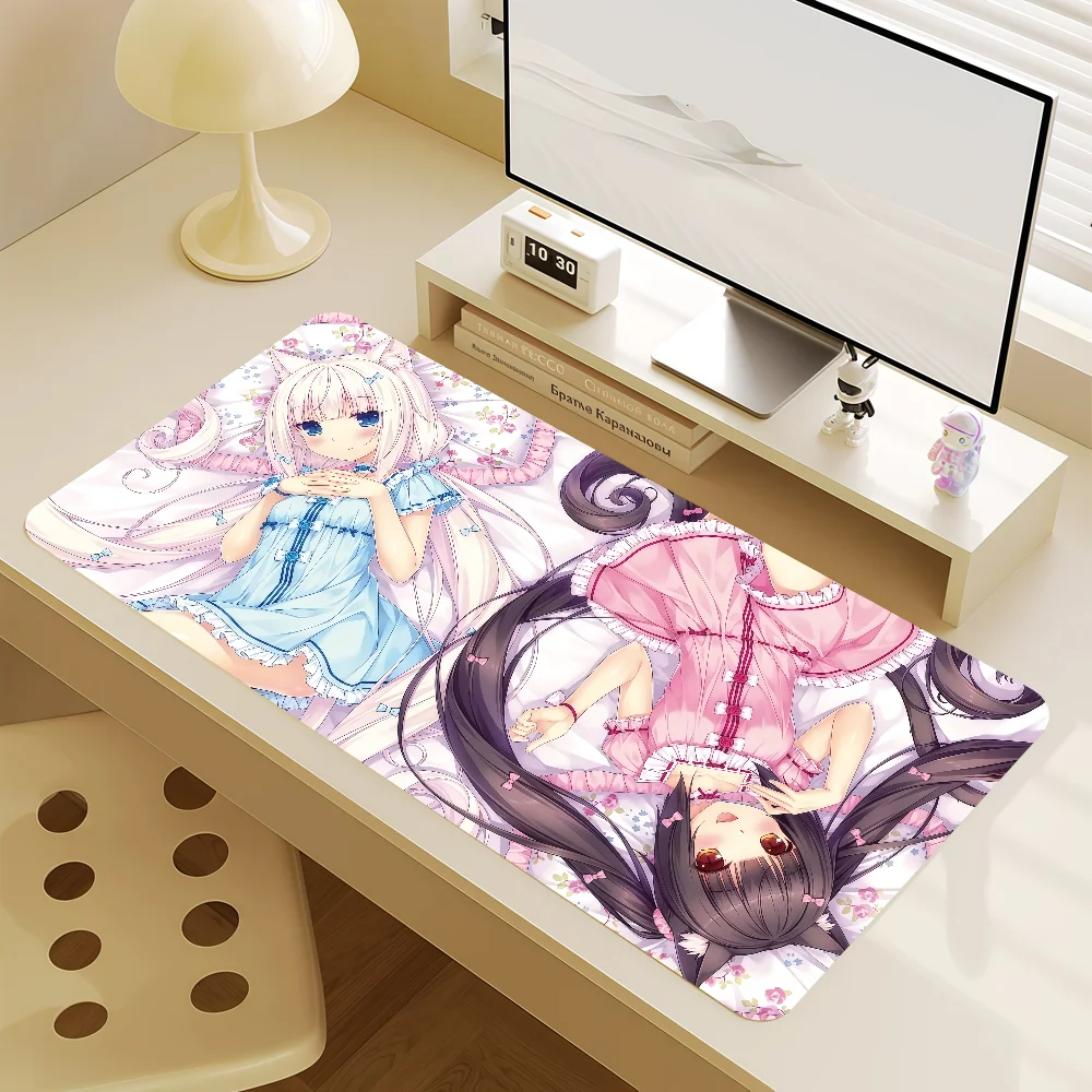 Game Mouse Pad MousePad Non-slip Lockedge Love Office N-NEKOPARA Student Gaming Thickened Large Writing Adventure Pad Cushion