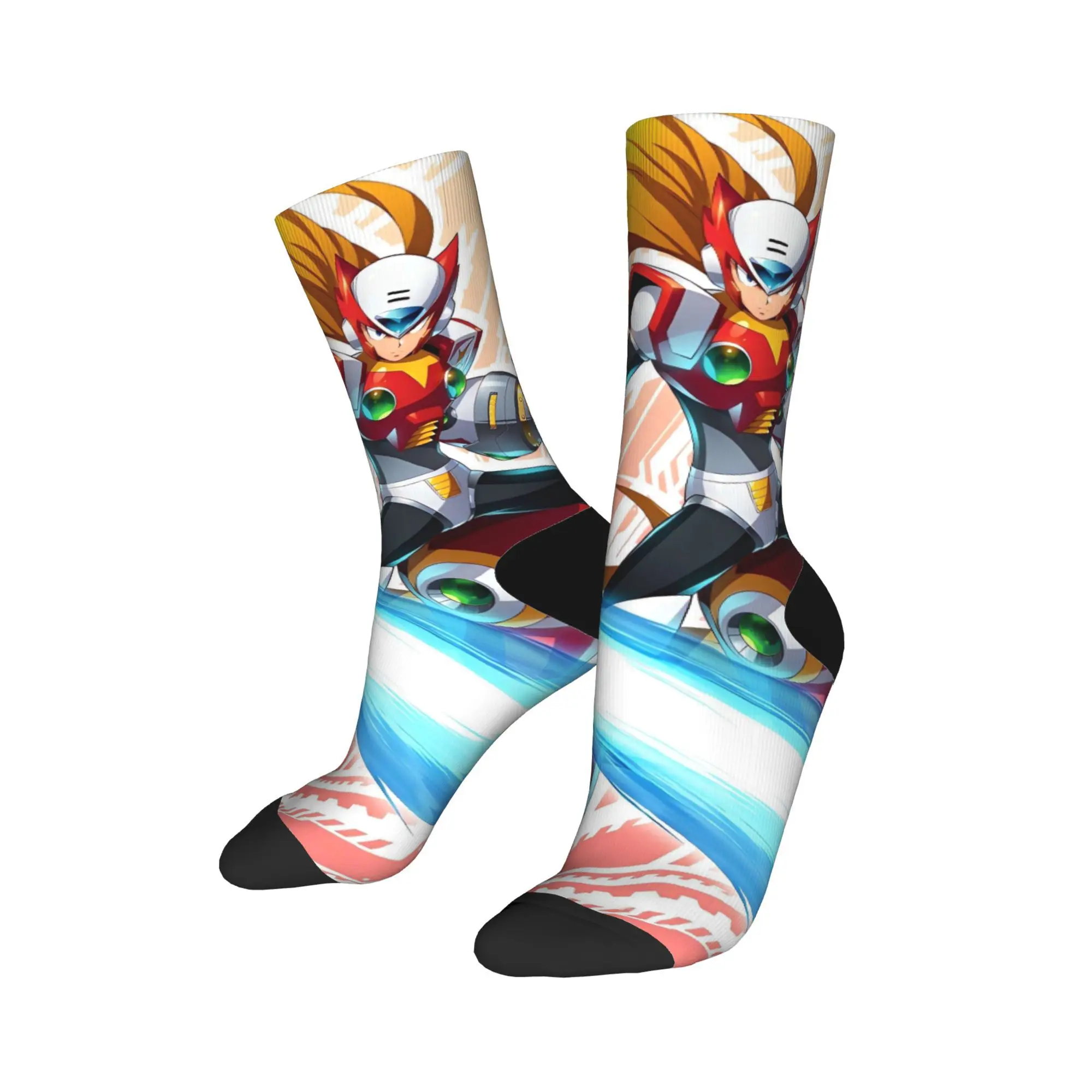 Game Mega Robot Man Sokken Nieuwigheid Kousen Mannen Ademende Outdoor Sportsokken Herfst Patroon Antislip Sokken