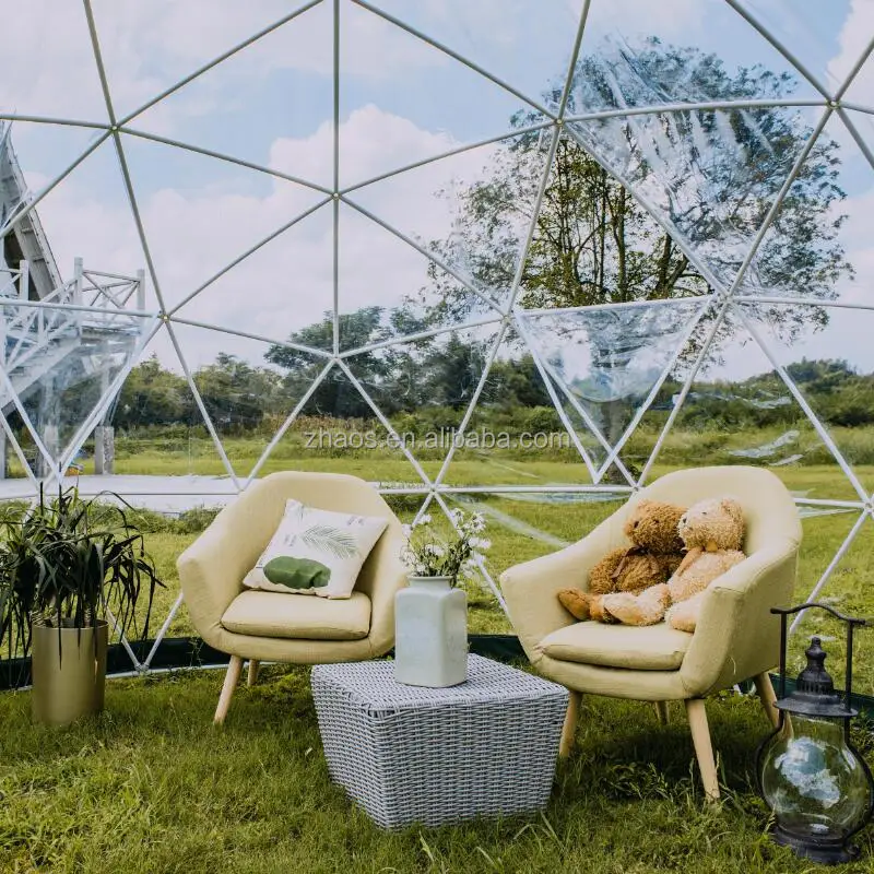 2022 new arrival Garden bee transparent dining/cafe dome geodesic domes igloo tent