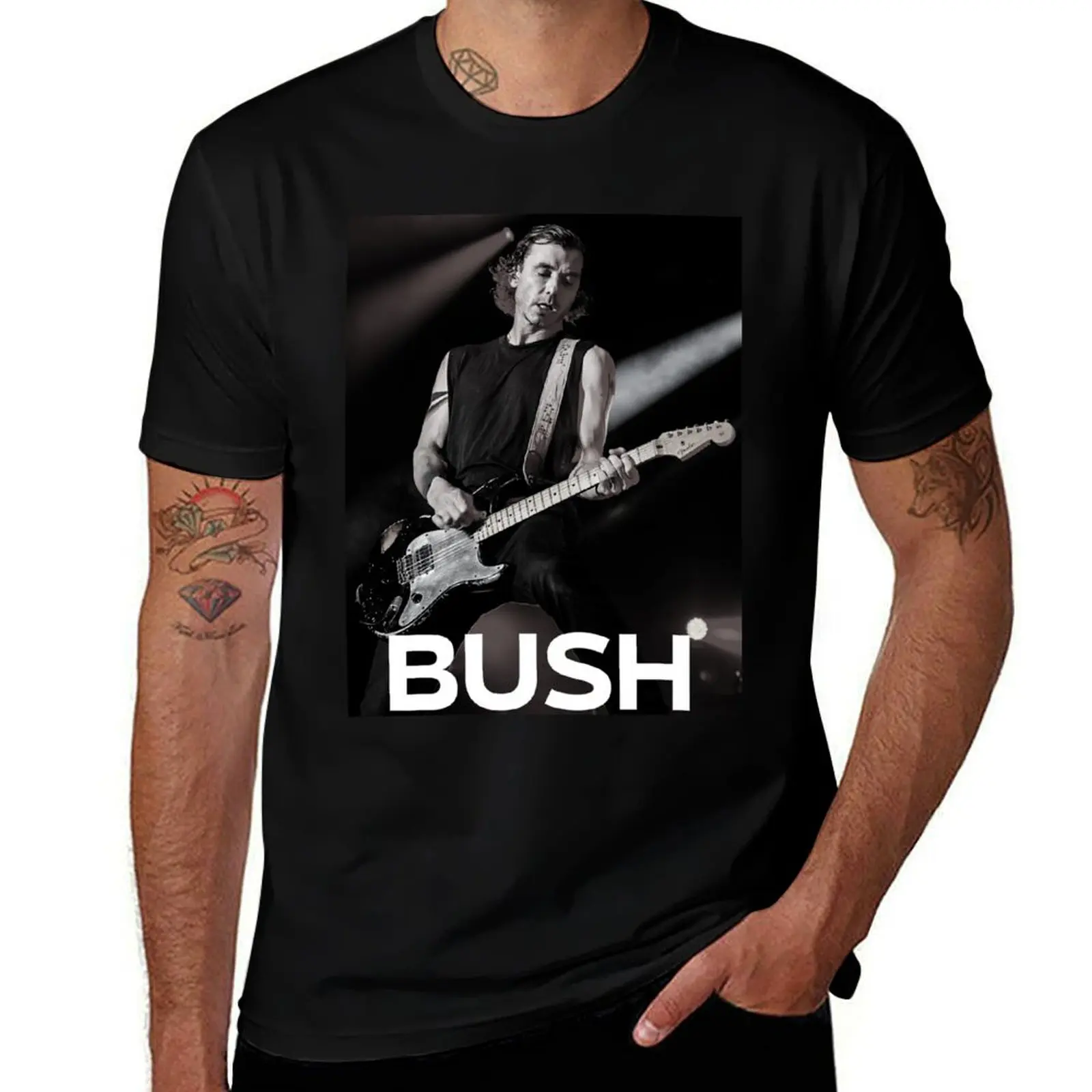 

BUSH ROCK BAND Concert 2022 - Bush Fan Edition - Nostalgic 90s T-Shirt t shirts for man cotton T-Shirt