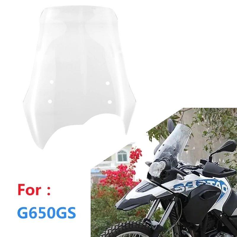 Motorcycle Windscreen Windshield Wind Deflector Front Class For BMW G650GS G650 GS