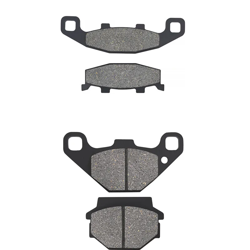 Motorcycle Front Rear Brake Pads For KAWASAKI ZR250A Balius KLE250 ZZR250 EX250 KLE500 EX500D Ninja GPZ500S