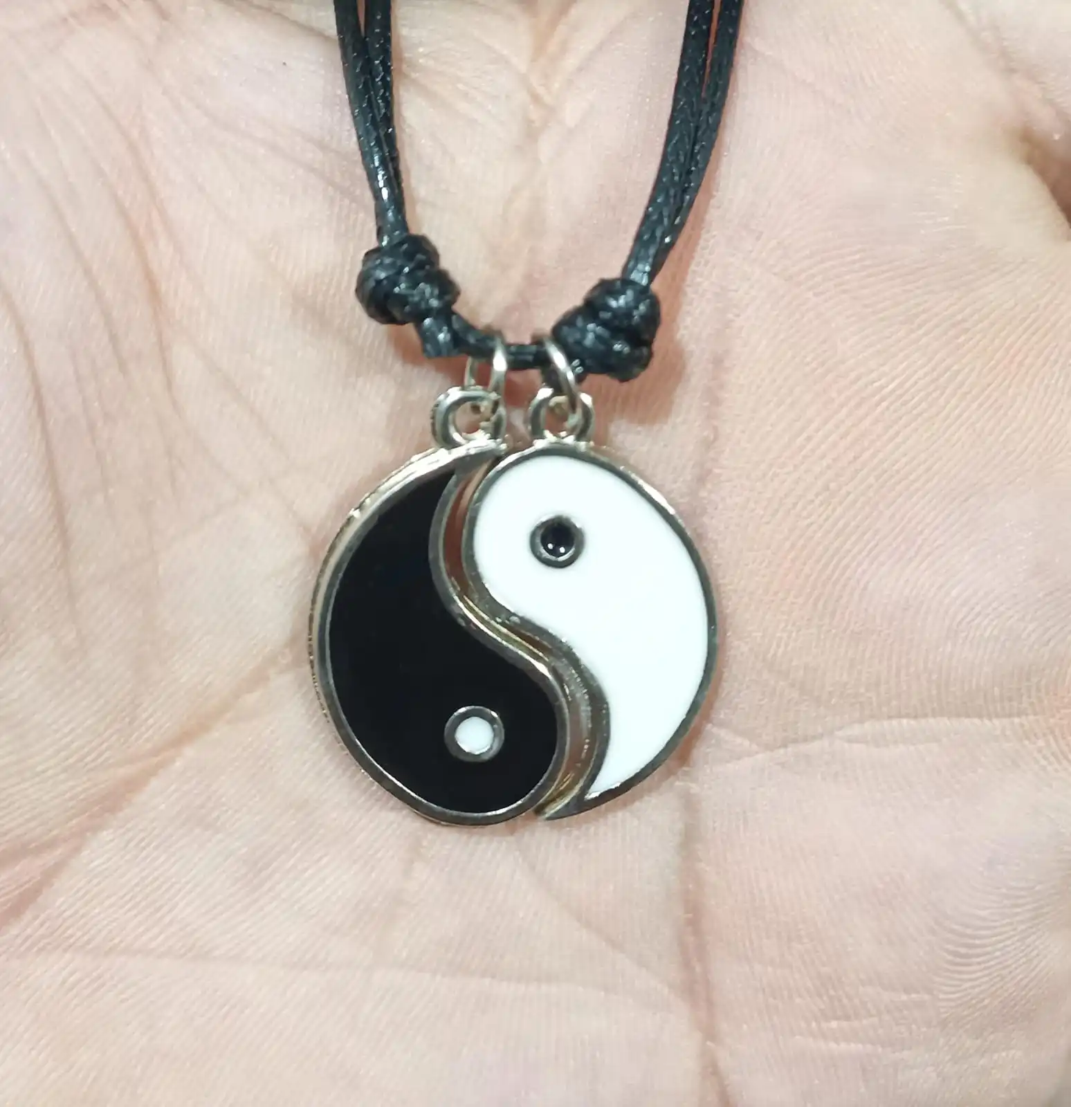 Yin Yang Symbol Necklace (Good and the bad)-Chinese philosophy is the representation of the positive and the negative