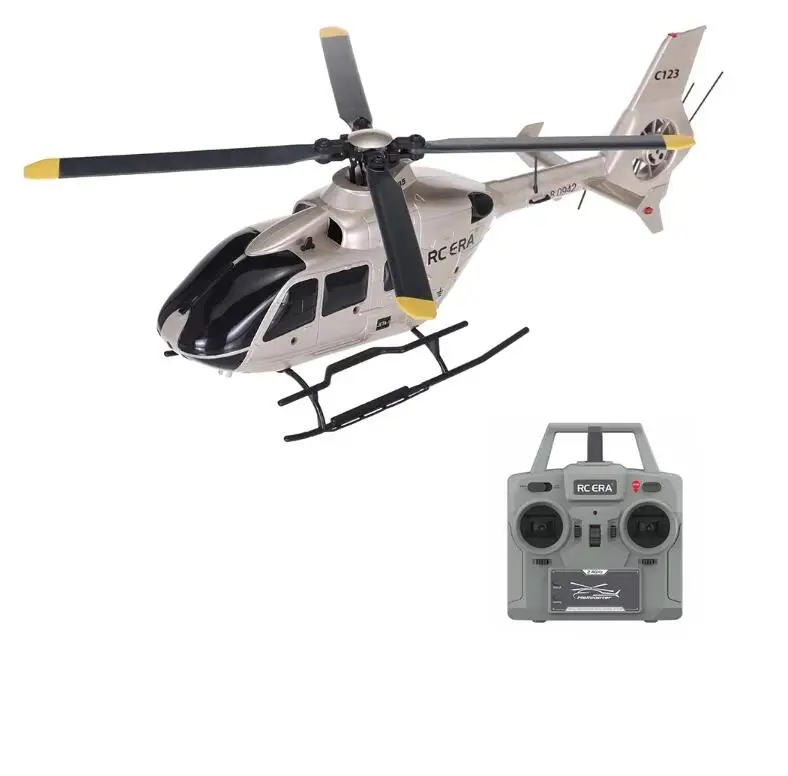 

Origin ERA C123 RC Plane 6CH Double Brushless Direct Drive Single Paddle Aileron Free RC Model 3D Optical Flow EC135