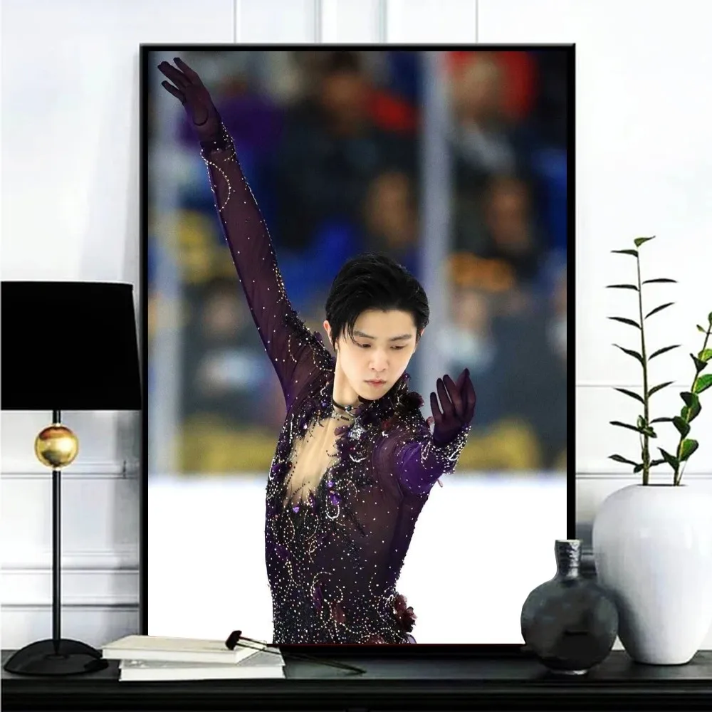 Hanyu Yuzuru Poster Gallery Prints Self Adhesive  Home Decor Decoration Wall Decals Living Room Sticker