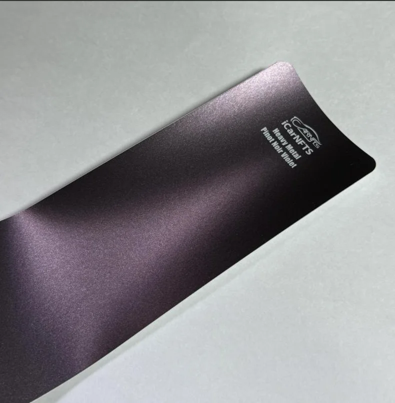 

Оптовая цена по прейскуранту завода-изготовителя ПЭТ тяжелый металл черный фантом фиолетовый самоклеящаяся декоративная рулонная пленка автомобильная наклейка виниловая автомобильная пленка