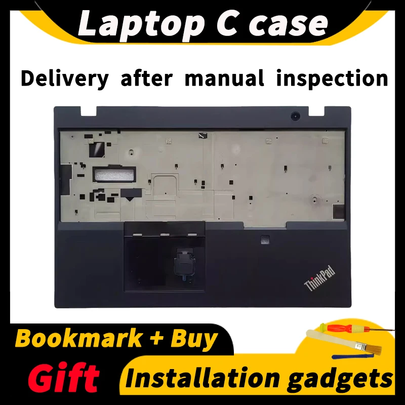 For Lenovo ThinkPad L15 Gen1 Gen2 C Case Palm Rest Enclosure Upper SSD  Model With Fingerprint Hole 5CB0S95382