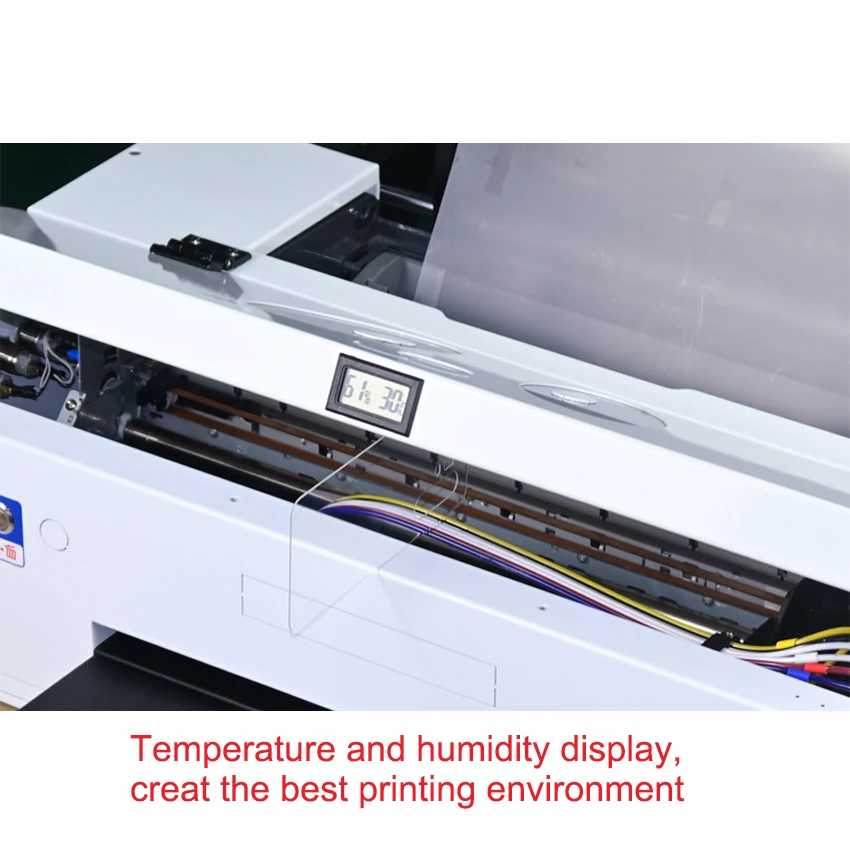 L1800/DX5/R1390 small pet film t shirt textile printing machine a3 DTF flatbed printer and dtf dryer for dtf