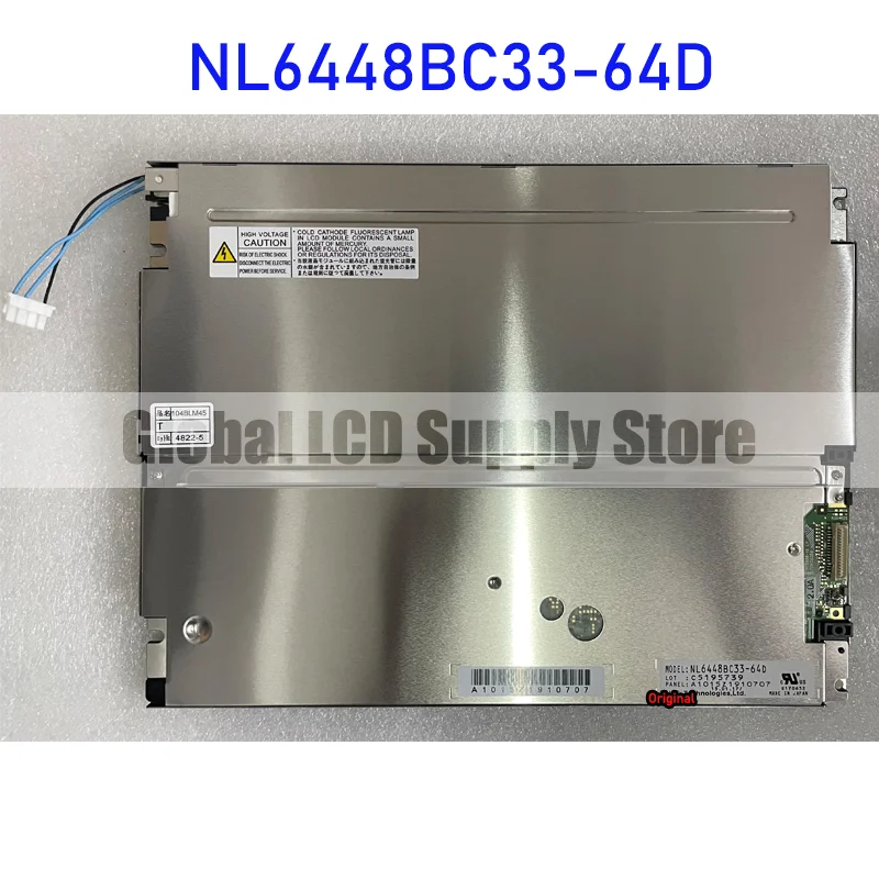 NL6448BC33-64D 10.4 Inch Original LCD Display Screen Panel for NEC Brand New Fast Shipping Before 100% Tested