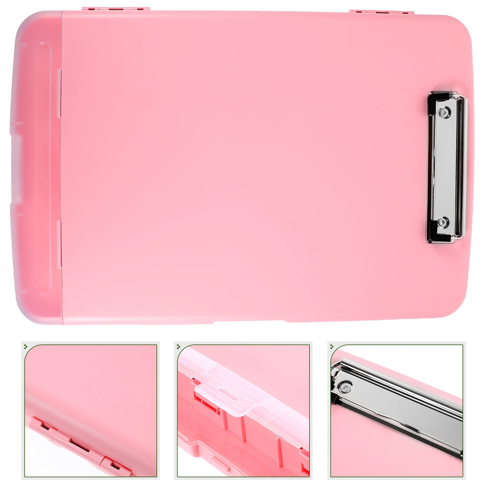 A4 File Waterproof Writing Clipboard Writing Pad Memo Clip Board Clips Test Paper Storage Organizer Office School Supplies