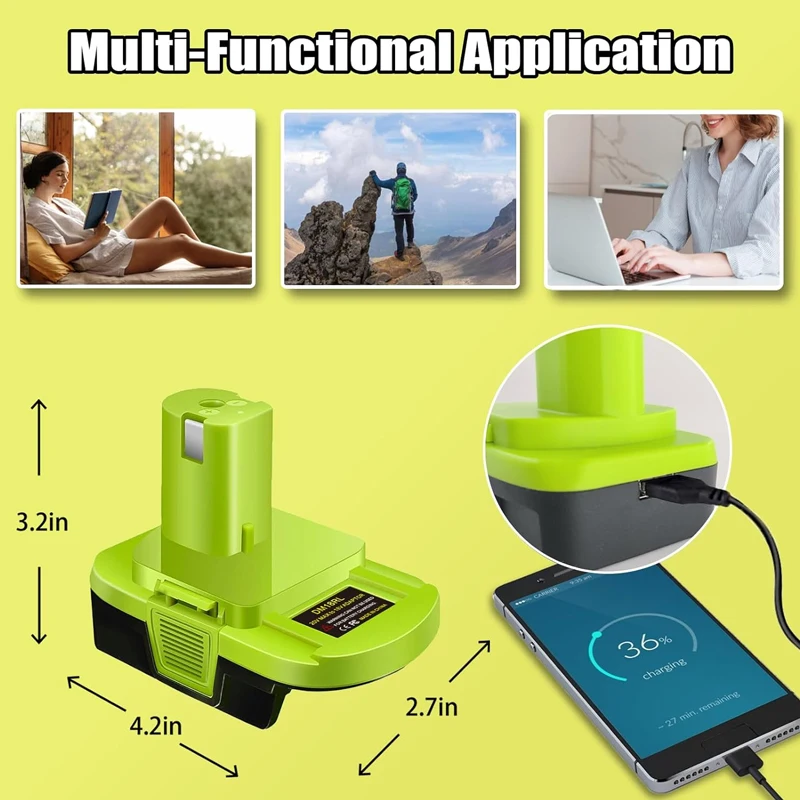 Batterie adapter für Makita zu für Ryobi 18V Elektro werkzeug Batterie adapter konvertieren für Makita18V Batterie in für Ryobi 18V Elektro werkzeug