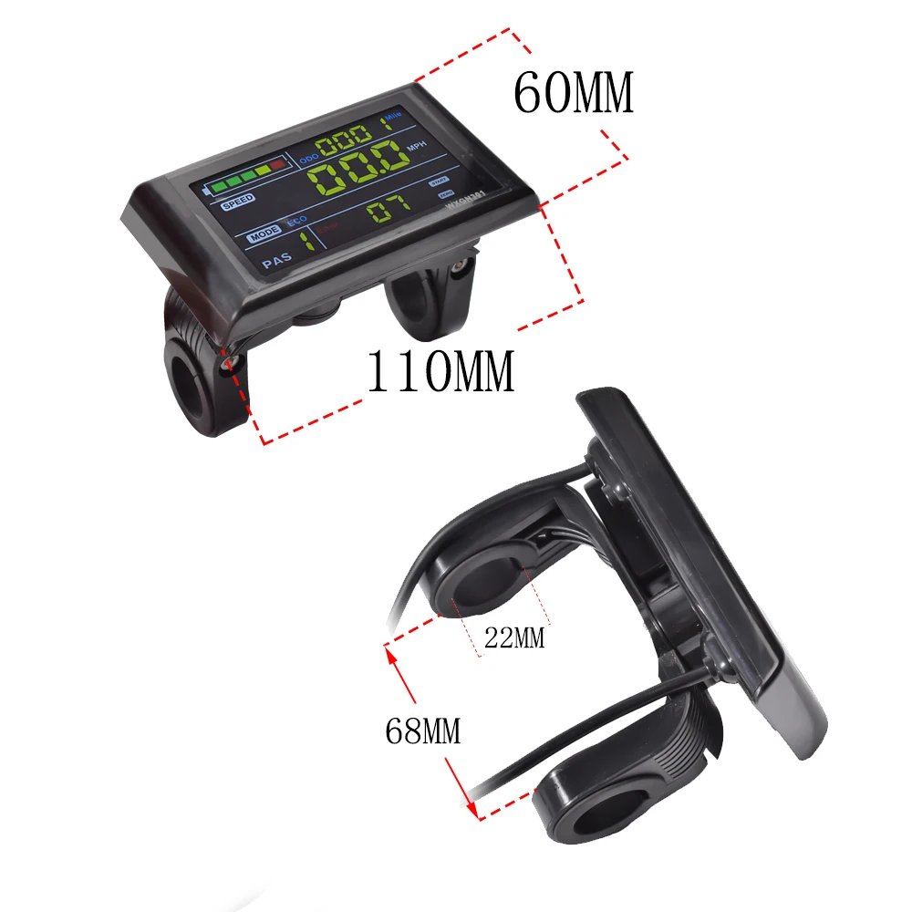 JRAHK Electric Scooter Controller With LCD Display E-Bike Brushless Motors 36V-48V-60V 250W-400W For Bicycle Accessories